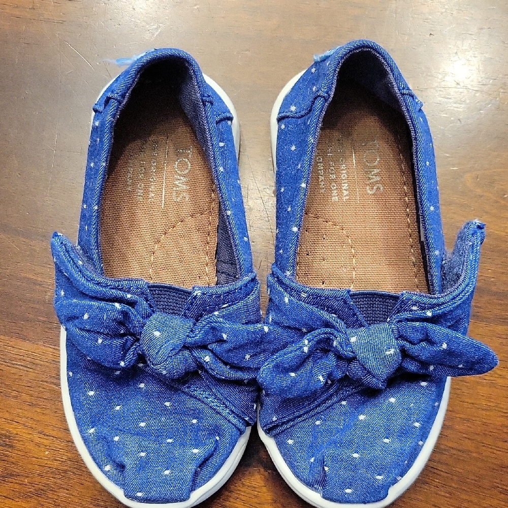Toms Blue Sneakers Toddler Size 7